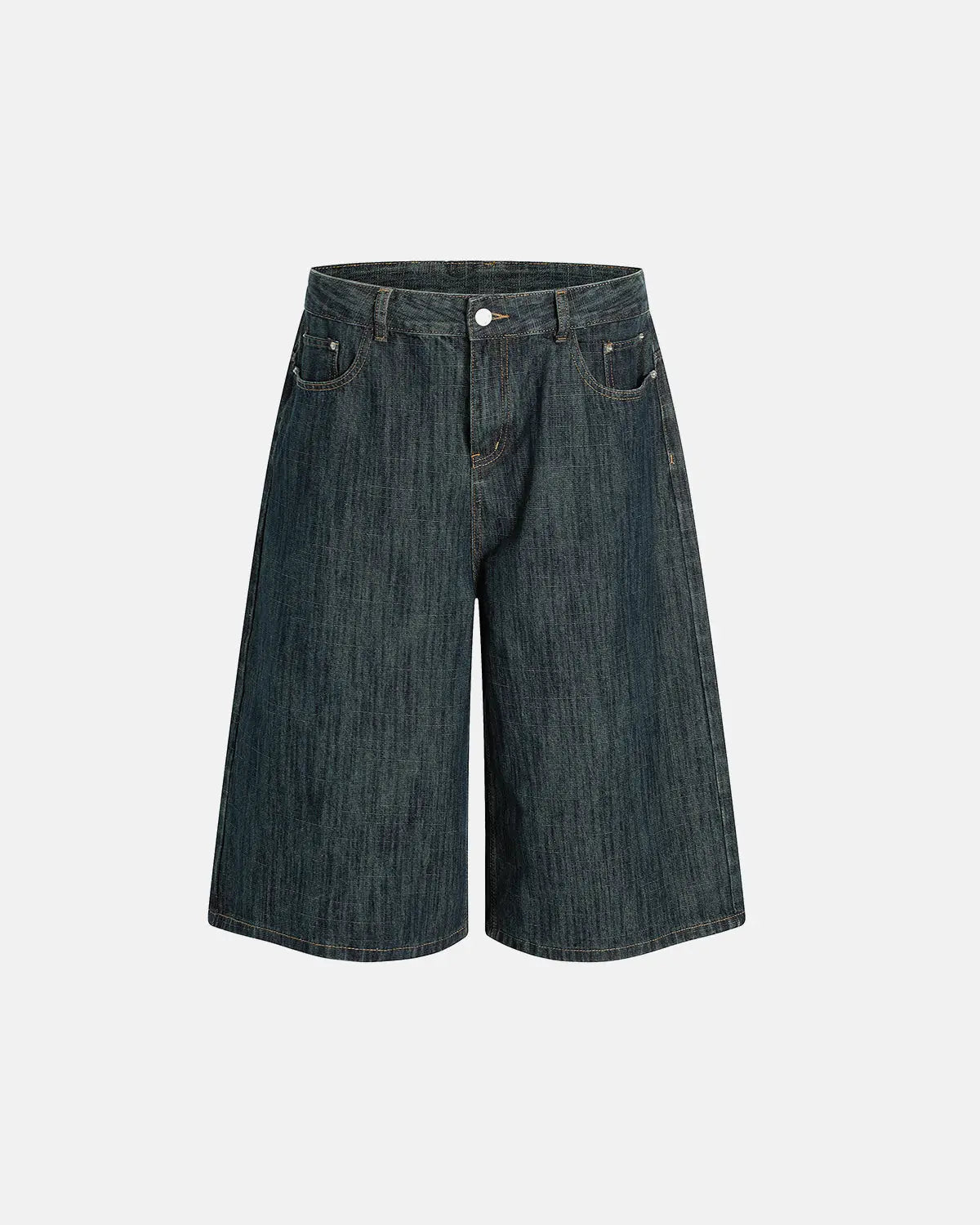 Raw Wide-Leg Long Jorts | Inflation Streetwear