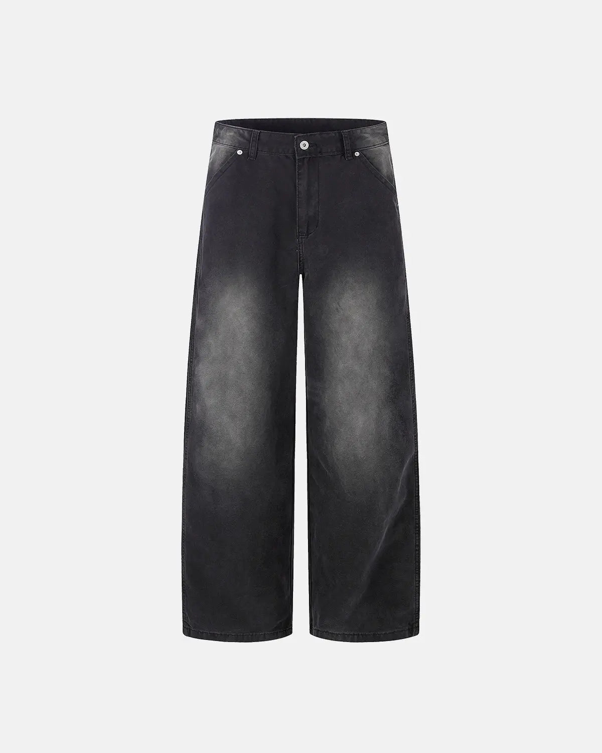 Retro Washed Wide-Leg Jeans | Inflation Streetwear