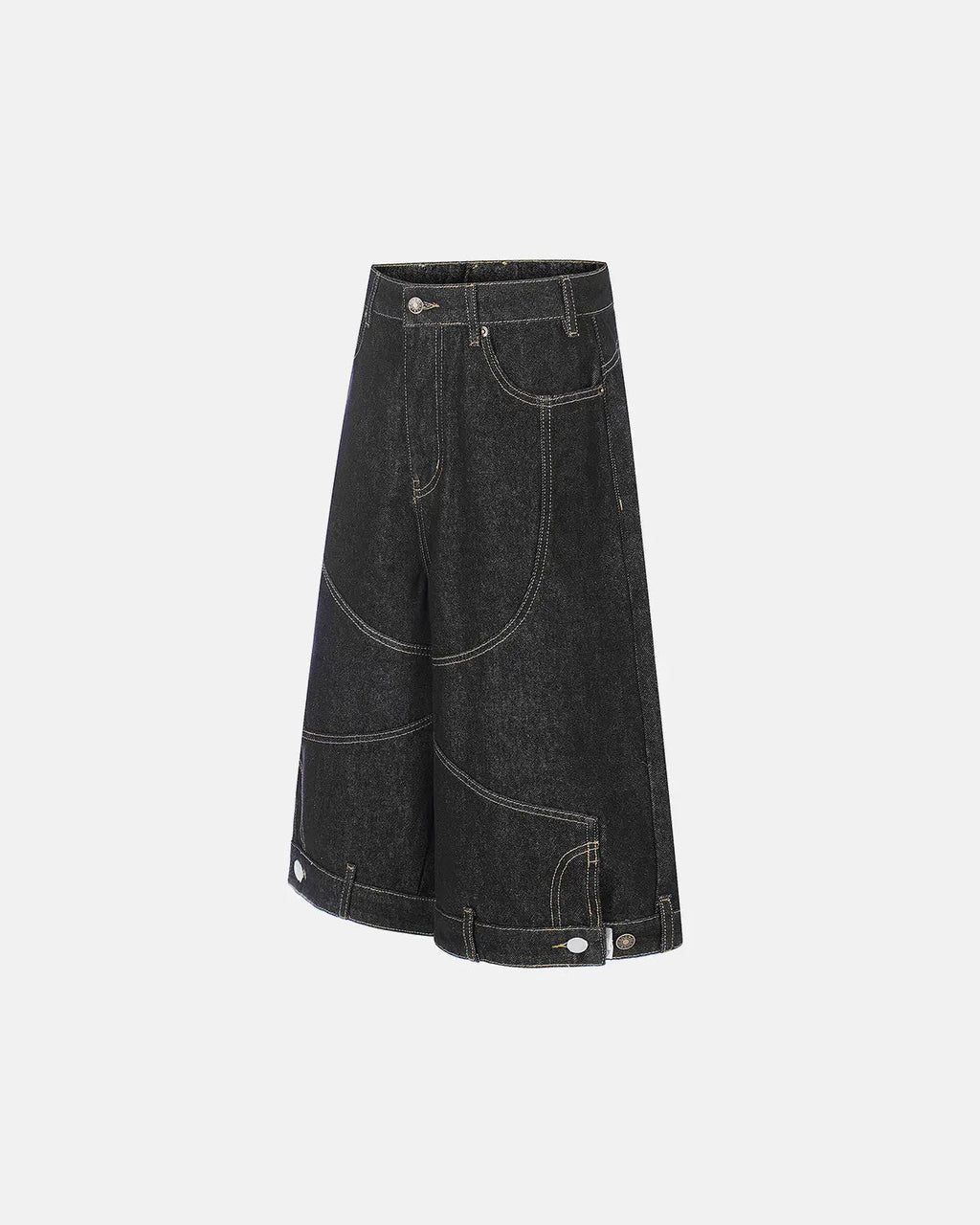 Deconstructed Raw Denim Jorts | Inflation Streetwear