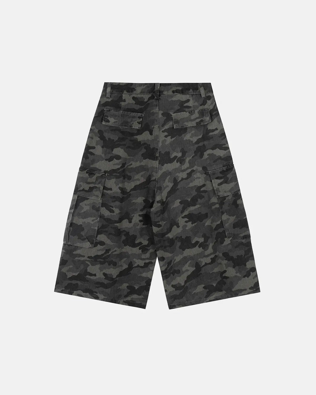 Embroidered Camo Cargo Shorts | Inflation Streetwear