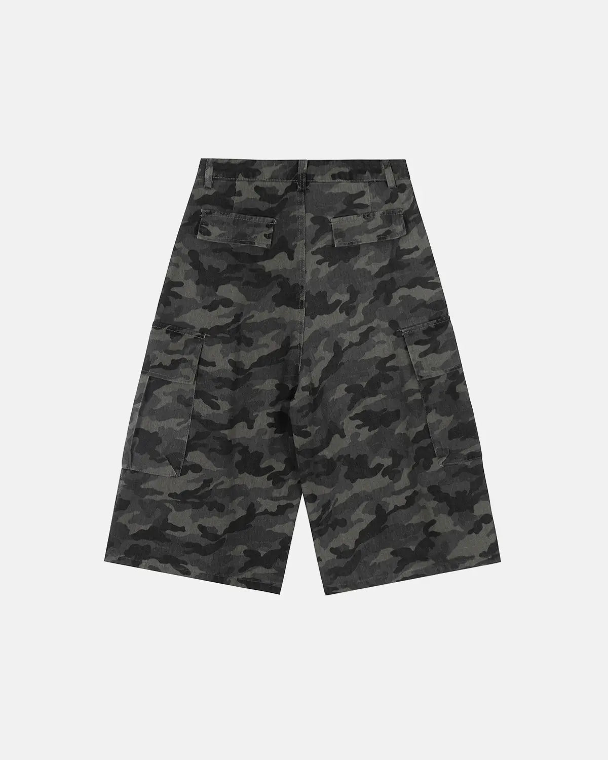 Embroidered Camo Cargo Shorts | Inflation Streetwear