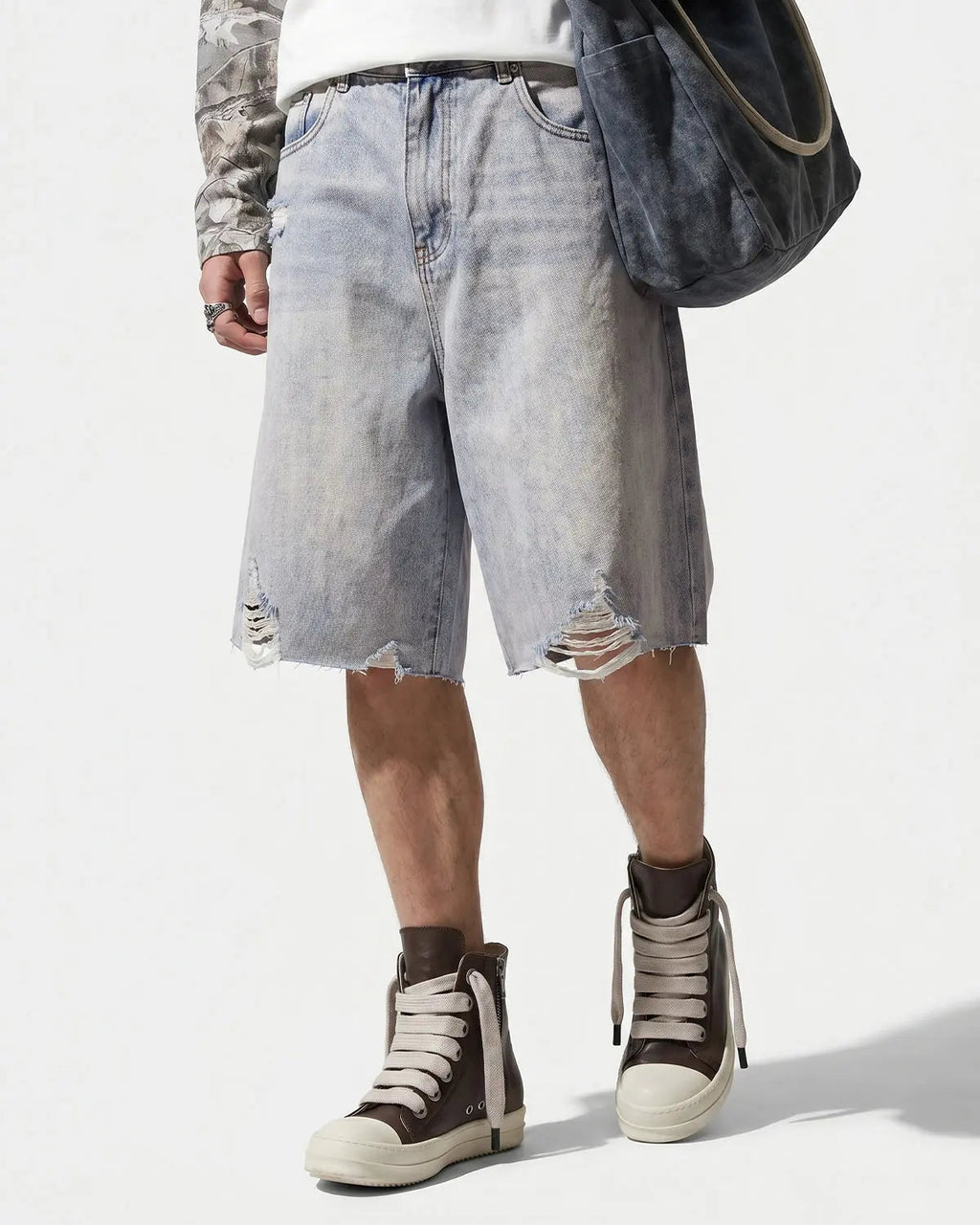 Adjustable Waist Baggy Jorts | Inflation Streetwear