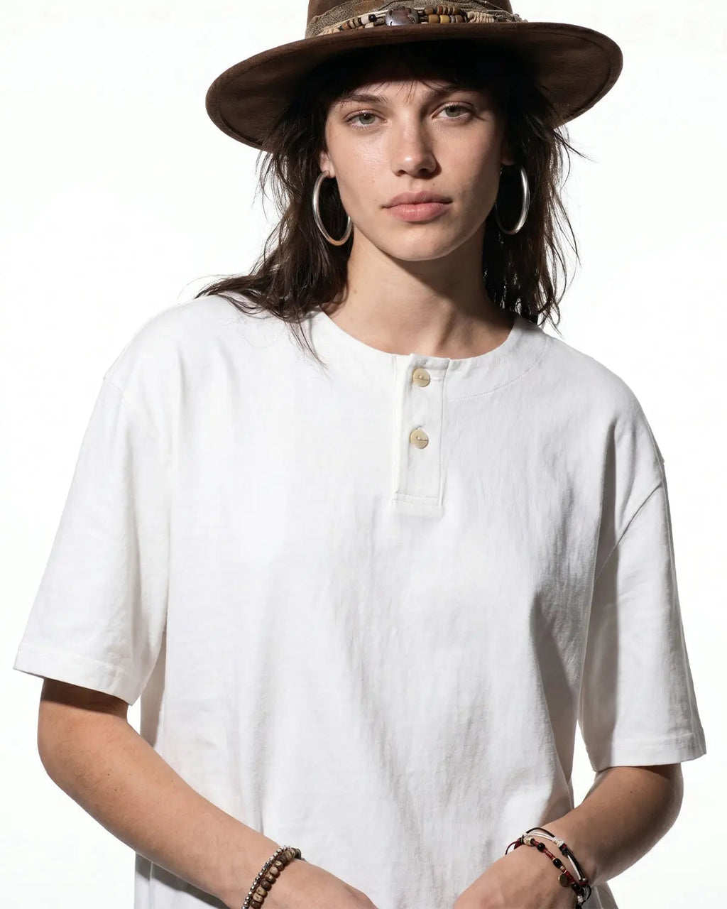 Old Money Henley Collar T-Shirt | Inflation Streetwear