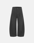 Pinstripe Pleated Barrel Tailored Pants | Inflation Streetwear