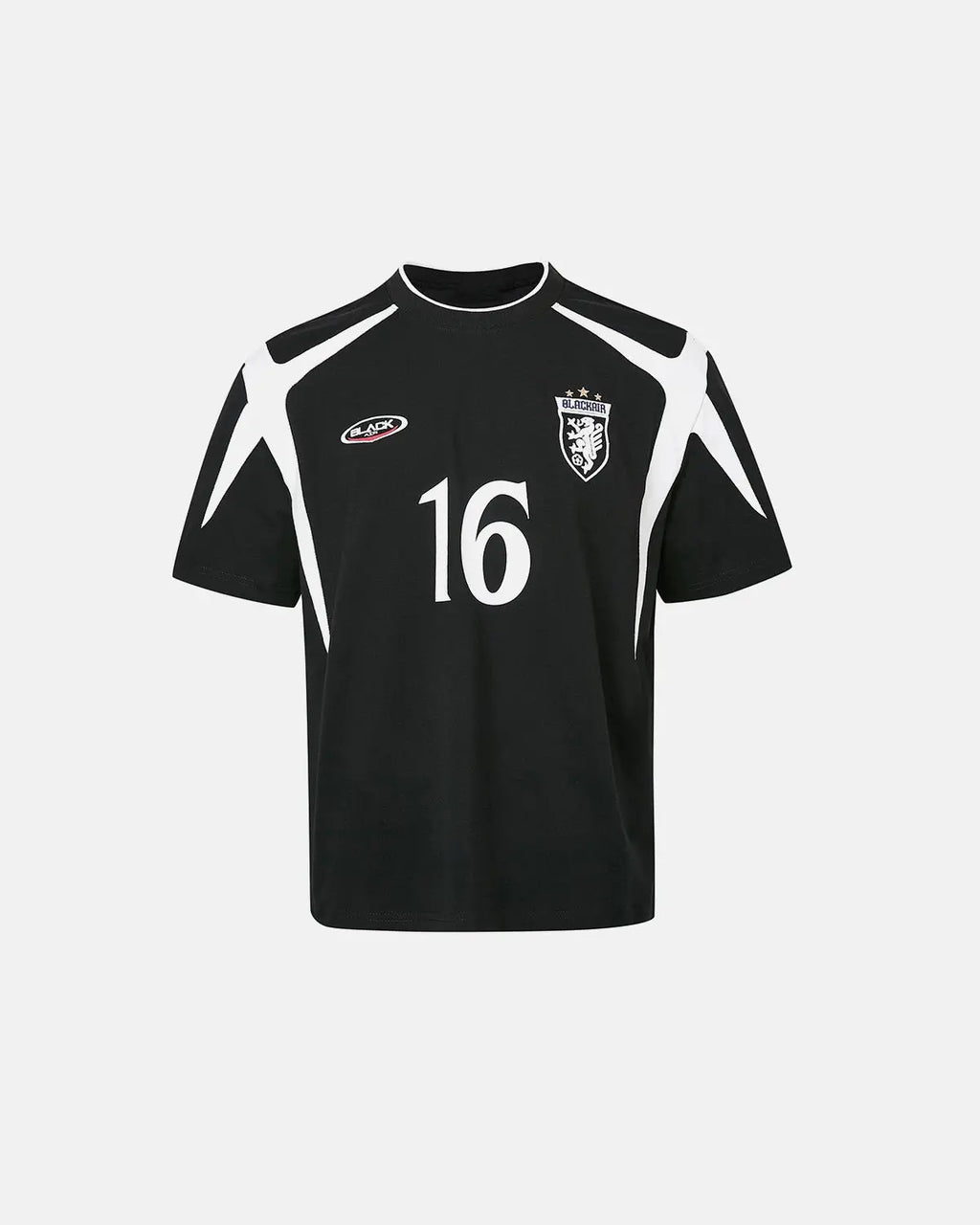 Retro Color Block Embroidered Jersey T-Shirt | Inflation Streetwear