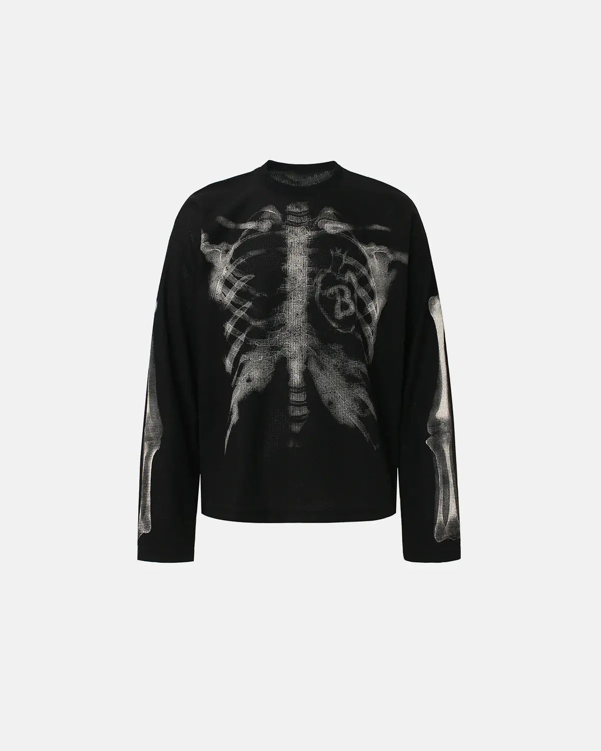 Skeleton Graphic Washed Long Sleeve | Inflation Streetwear