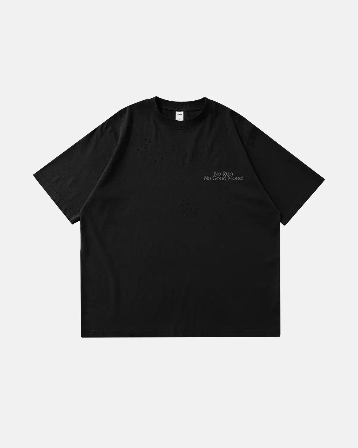 Distressed Reflective Washed T-Shirt | Inflation Streetwear