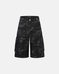 Dark Camo Cargo Shorts | Inflation Streetwear