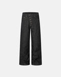 Button Fly Raw Baggy Jeans | Inflation Streetwear