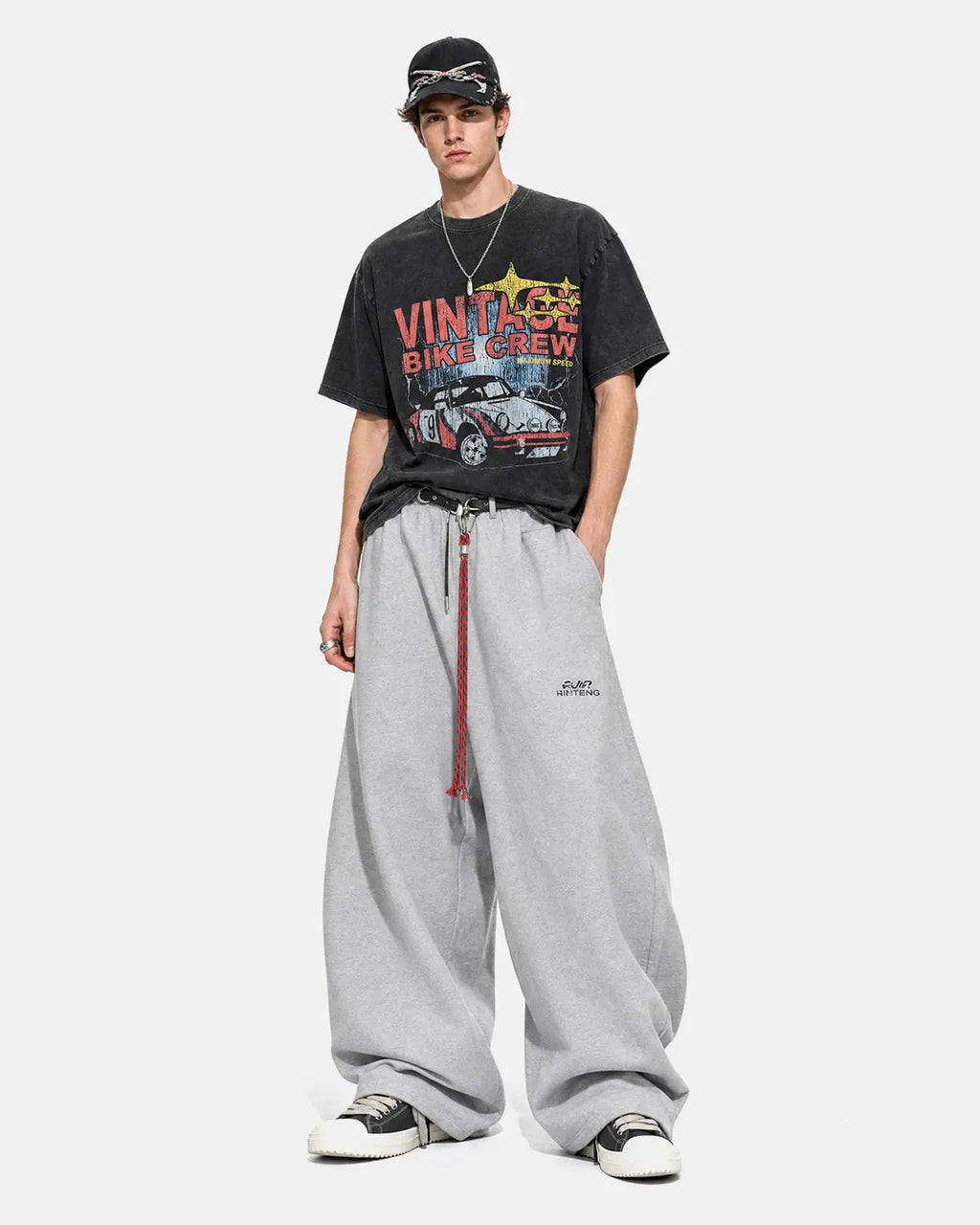 Vintage Graphic Snow Washed T-Shirt | Inflation Streetwear