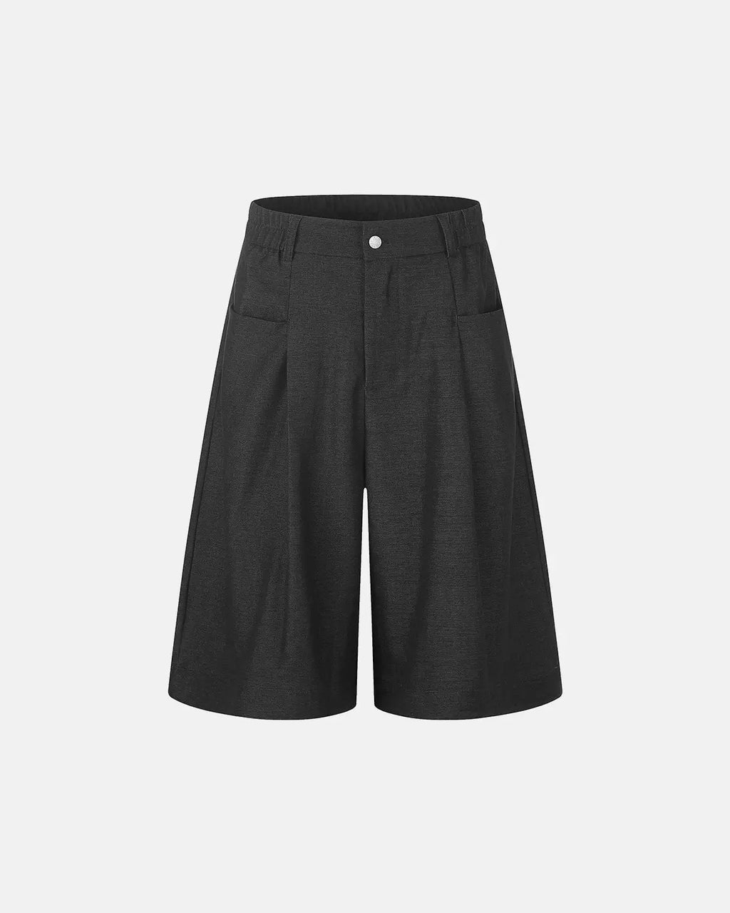 Pleated Wide-Leg Tailored Shorts | Inflation Streetwear