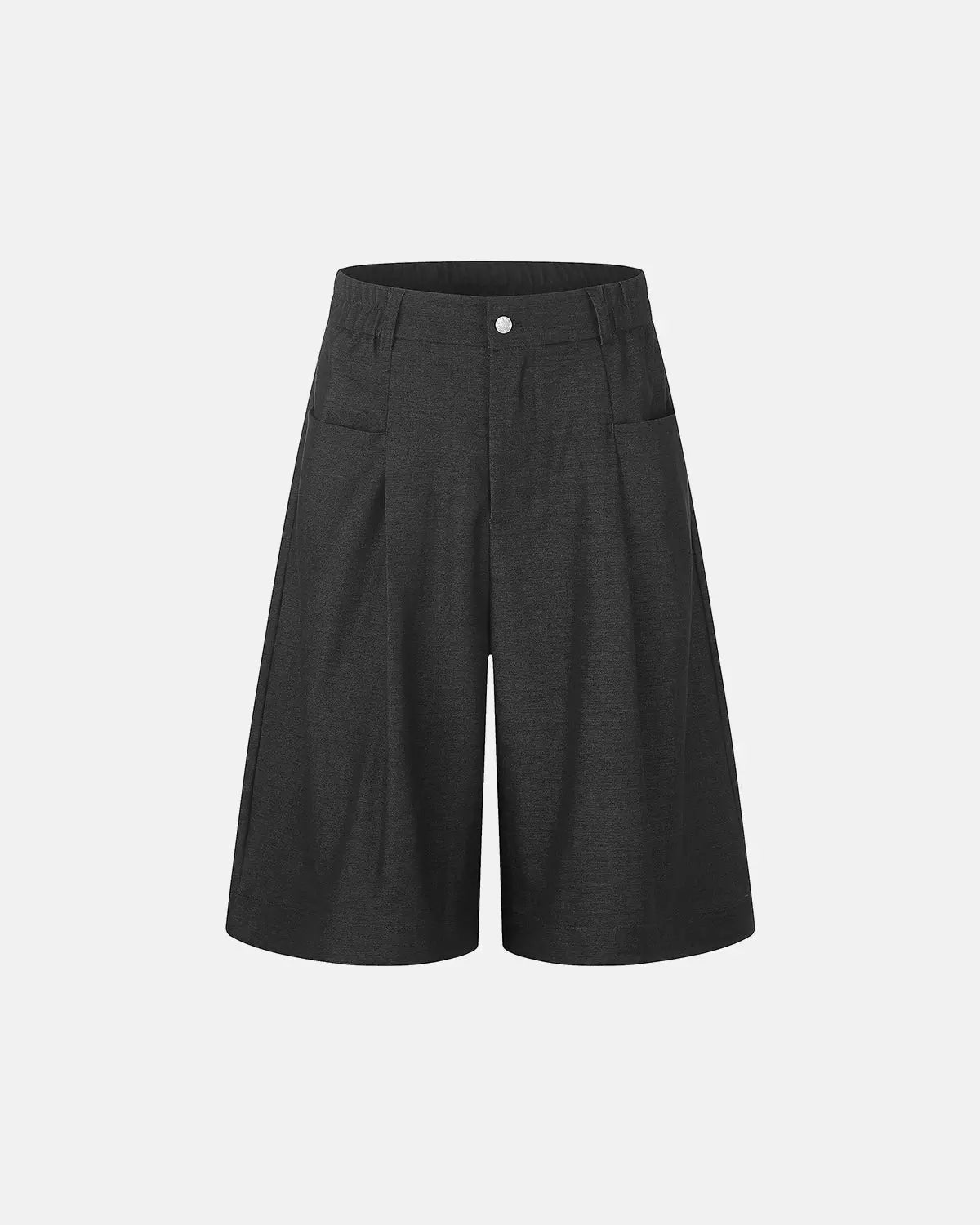 Pleated Wide-Leg Tailored Shorts | Inflation Streetwear
