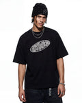 Hollow Embroidered Graphic T-Shirt | Inflation Streetwear