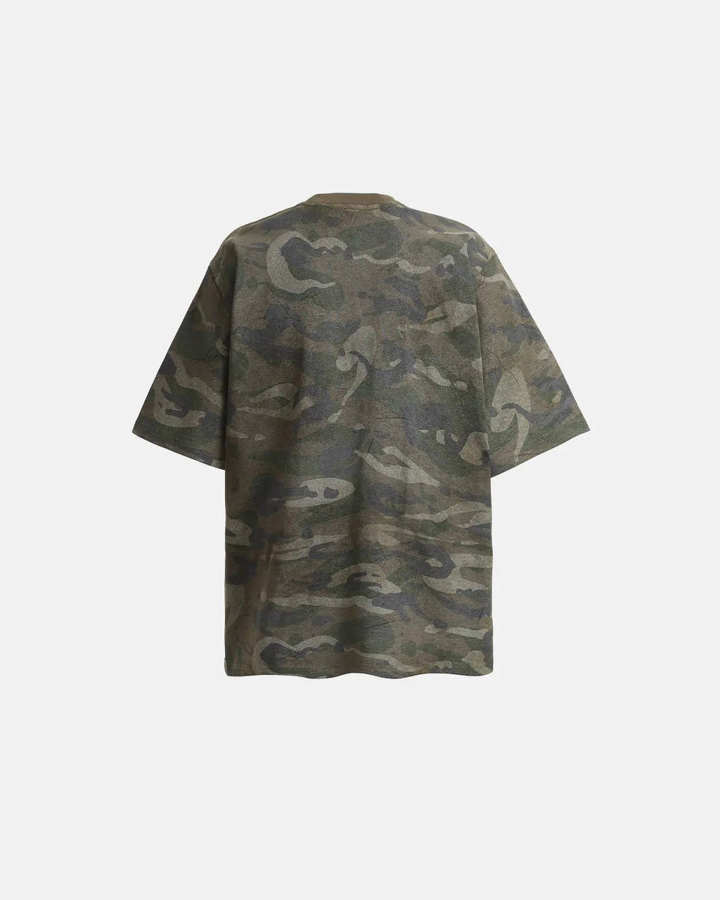 Vintage Camo Patch Graphic T-Shirt | Inflation Streetwear