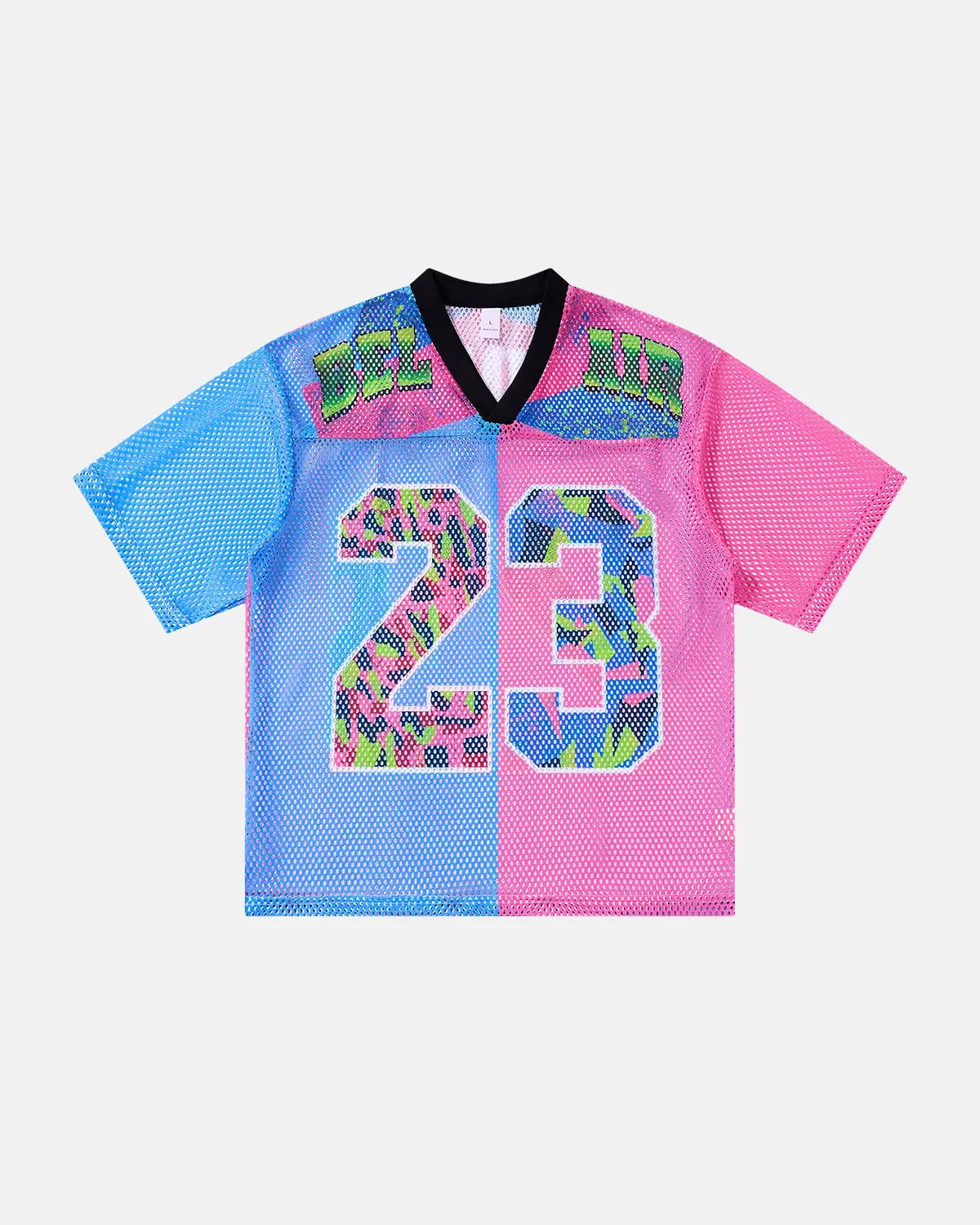 Camo Graphic Mesh Jersey Tee | Inflation Streetwear
