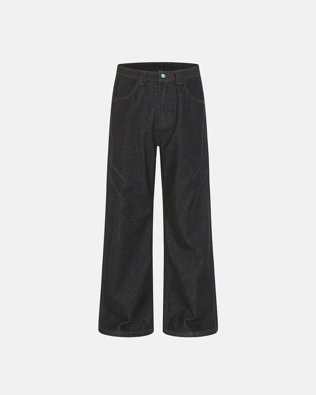 Stitching Deconstructed Raw Bootcut Jeans | Inflation Streetwear