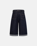 Cinch Back Baggy Denim Jorts | Inflation Streetwear