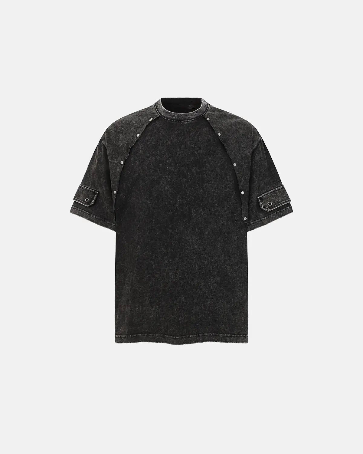 Deconstructed Washed Oversized T-Shirt | Inflation Streetwear
