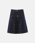 Double Waist Rivet Baggy Jorts | Inflation Streetwear