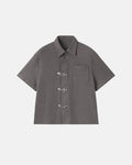 Metal Clasp Waffle Shirt | Inflation Streetwear