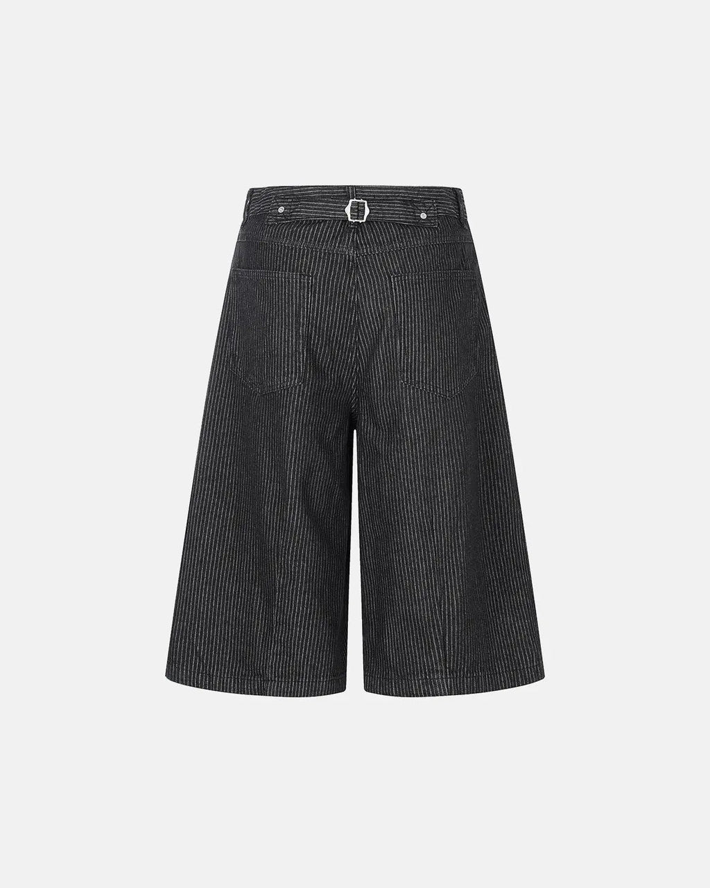 Striped Button Fly Baggy Jorts | Inflation Streetwear