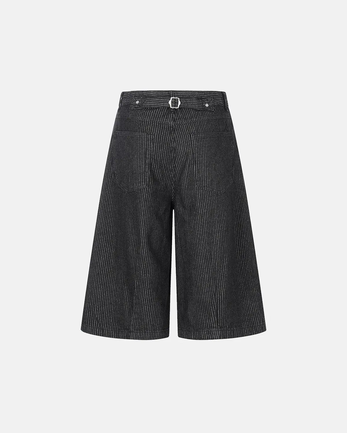 Striped Button Fly Baggy Jorts | Inflation Streetwear