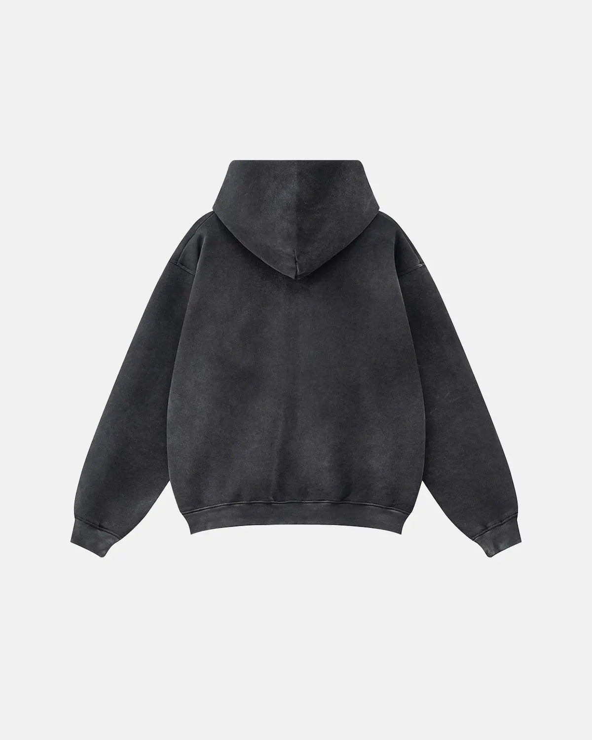 INFLATION Washed Graphic Zip Up Hoodies