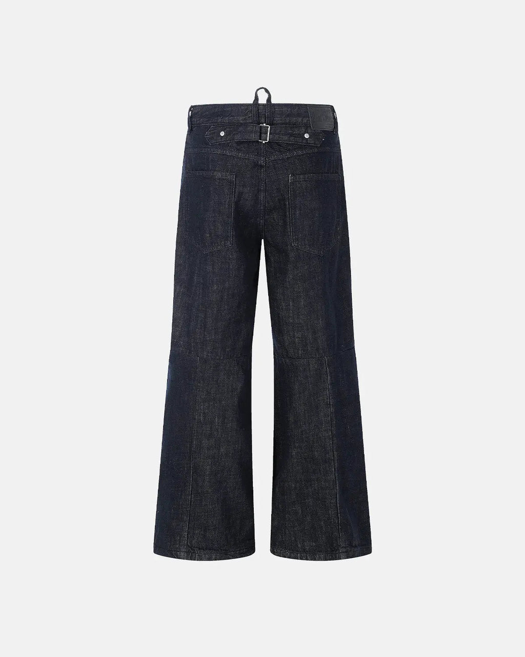 Cinch Back Raw Baggy Jeans | Inflation Streetwear