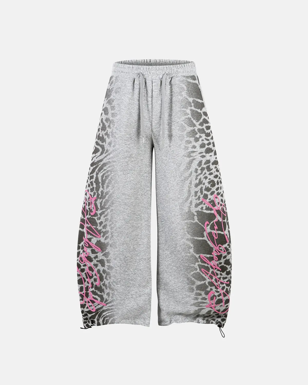 Leopard Graphic Barrel Sweatpants | Inflation Streetwear