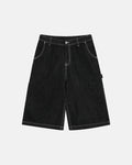 Raw Denim Cargo Longline Shorts | Inflation Streetwear