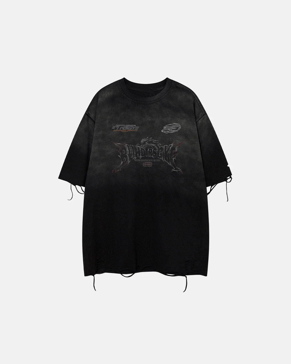 Monkey Washed Distressed T-Shirt | Inflation Streetwear