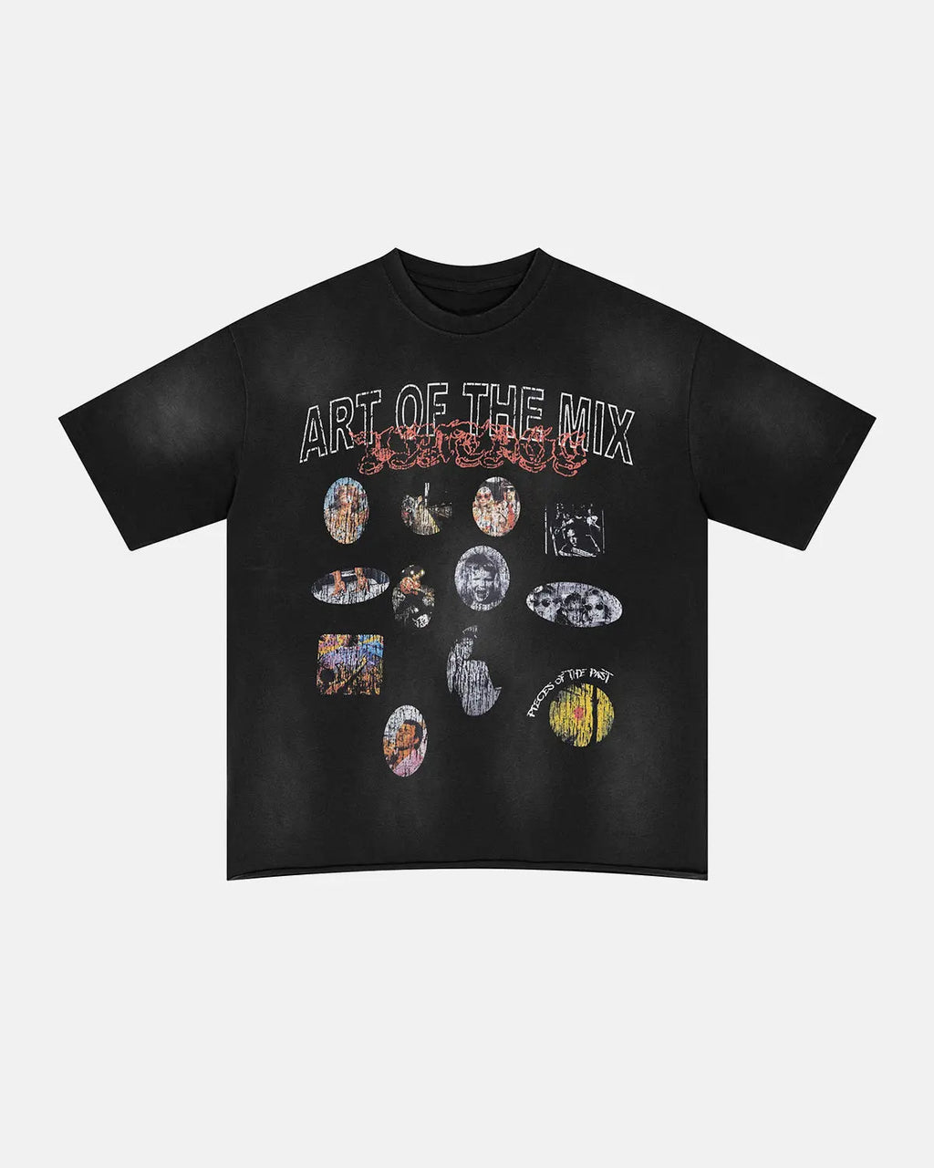 Graphic Print Washed Oversized T-Shirt | Inflation Streetwear