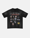Graphic Print Washed Oversized T-Shirt | Inflation Streetwear