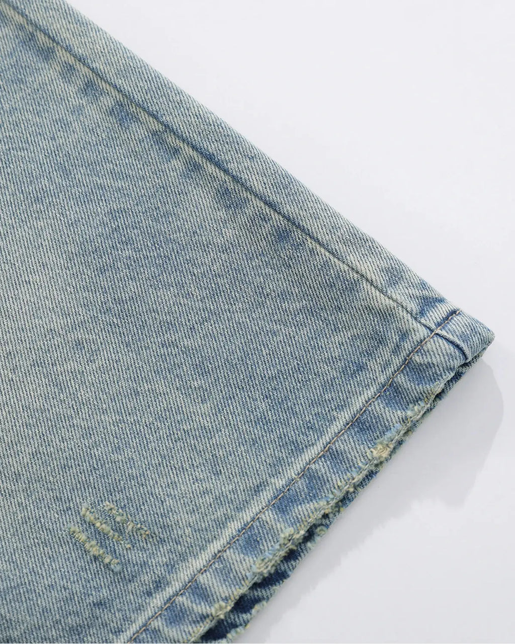 Dollar Patch Embroidery Denim Jorts | Inflation Streetwear