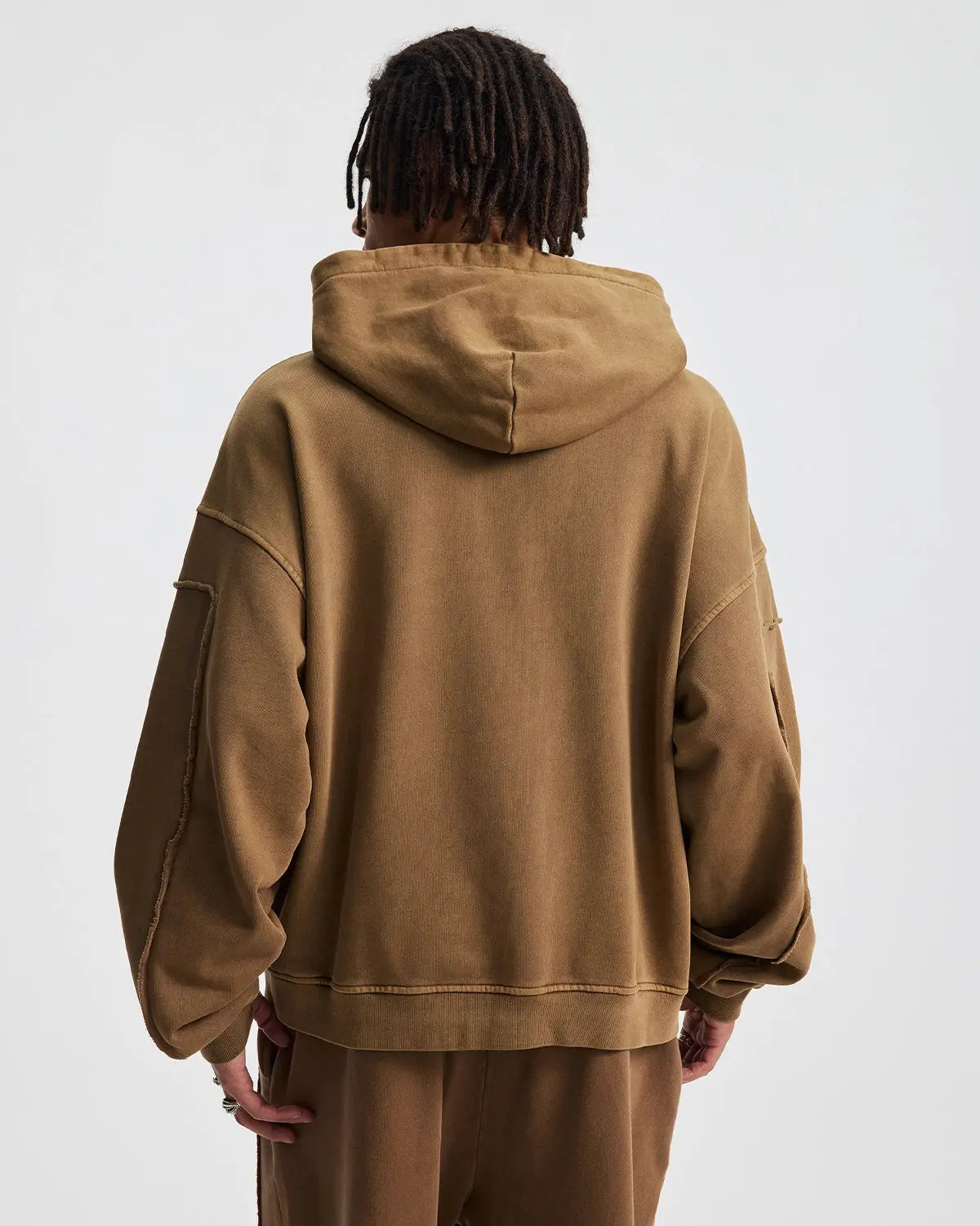 Acid Wash Stitching Zip Up Hoodies | Inflation Streetwear