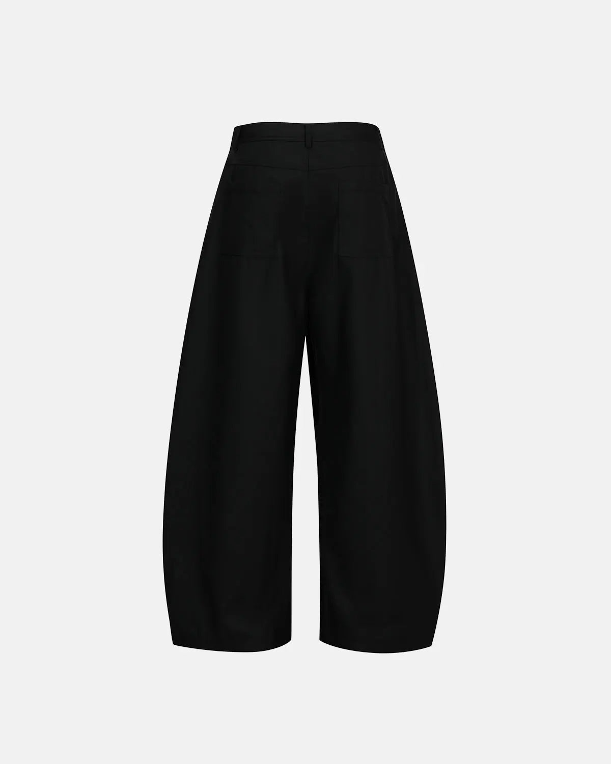 Asymmetric Pleated Barrel-Leg Suit Pants | Inflation Streetwear