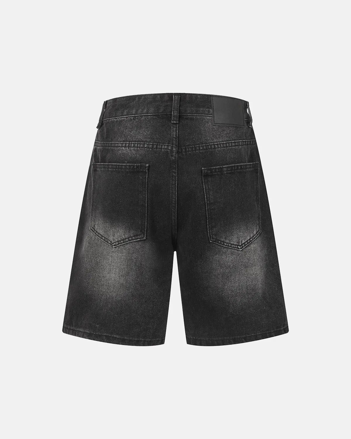 Mid-Length Washed Denim Shorts | Inflation Streetwear