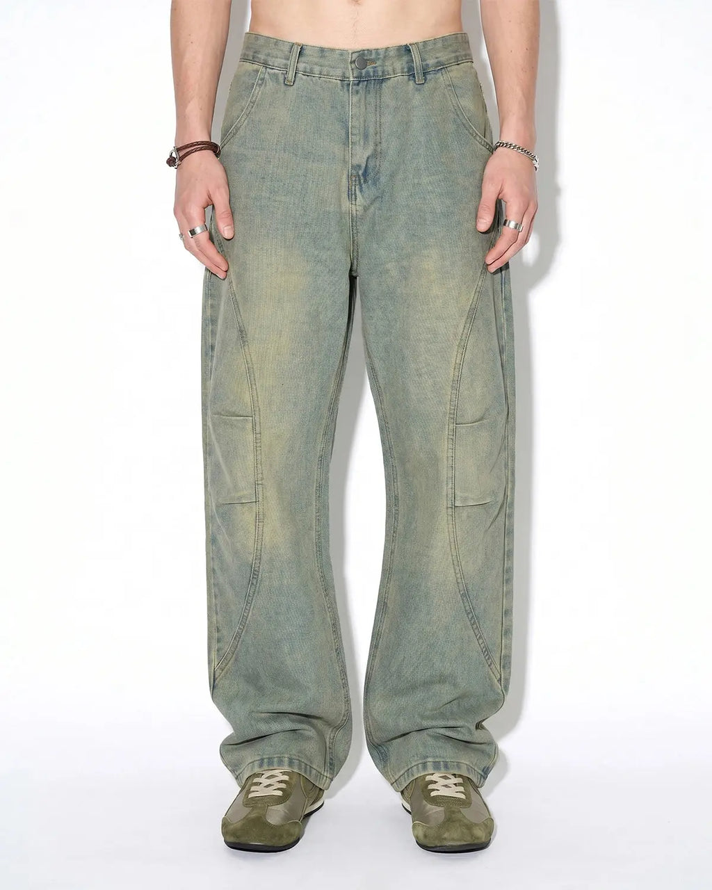 Vintage Washed Baggy Jeans | Inflation Streetwear