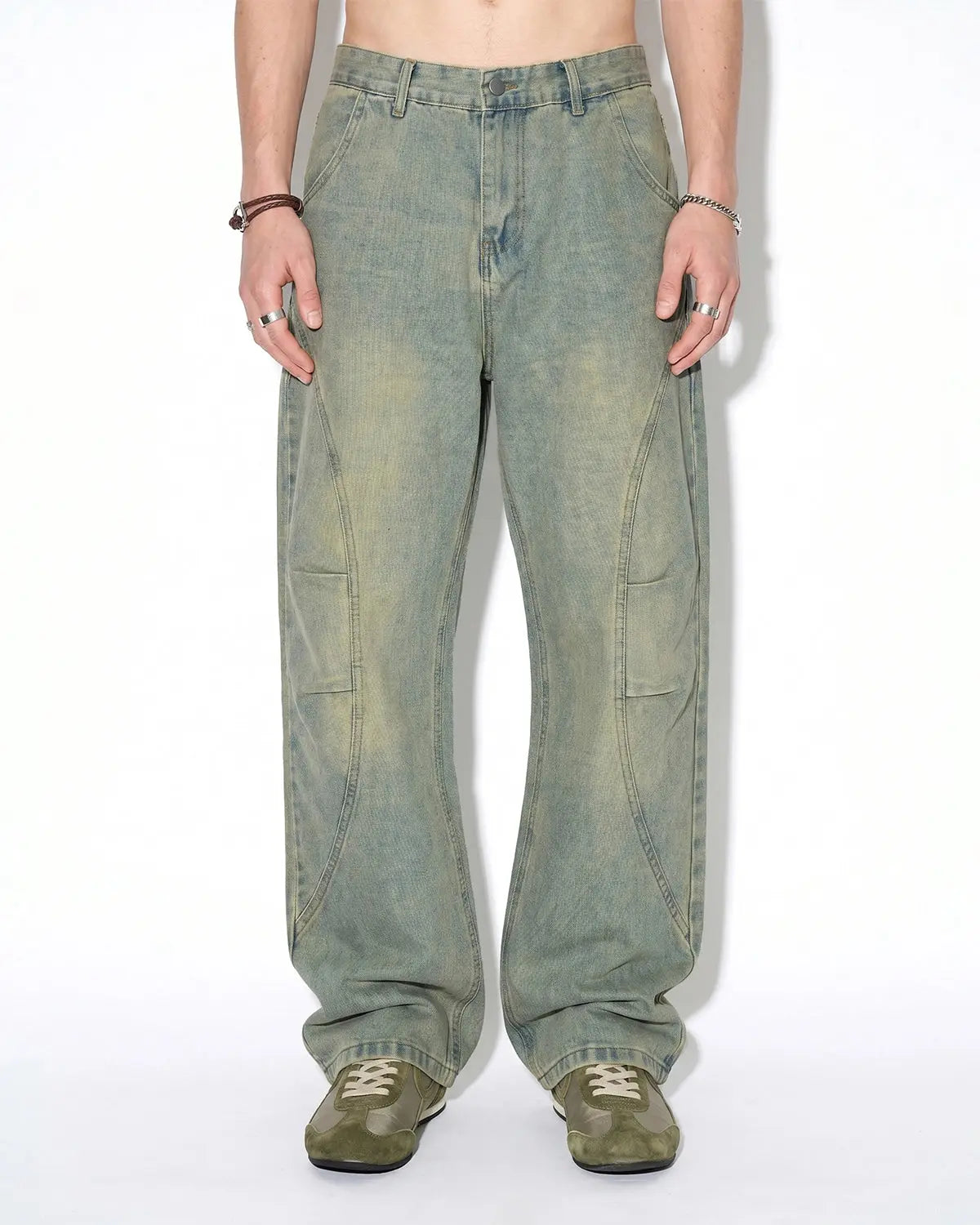 Vintage Washed Baggy Jeans | Inflation Streetwear