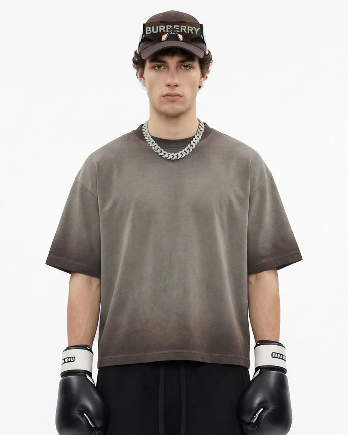 Monkey Washed Dyed Fade Boxy T-Shirt | Inflation Streetwear