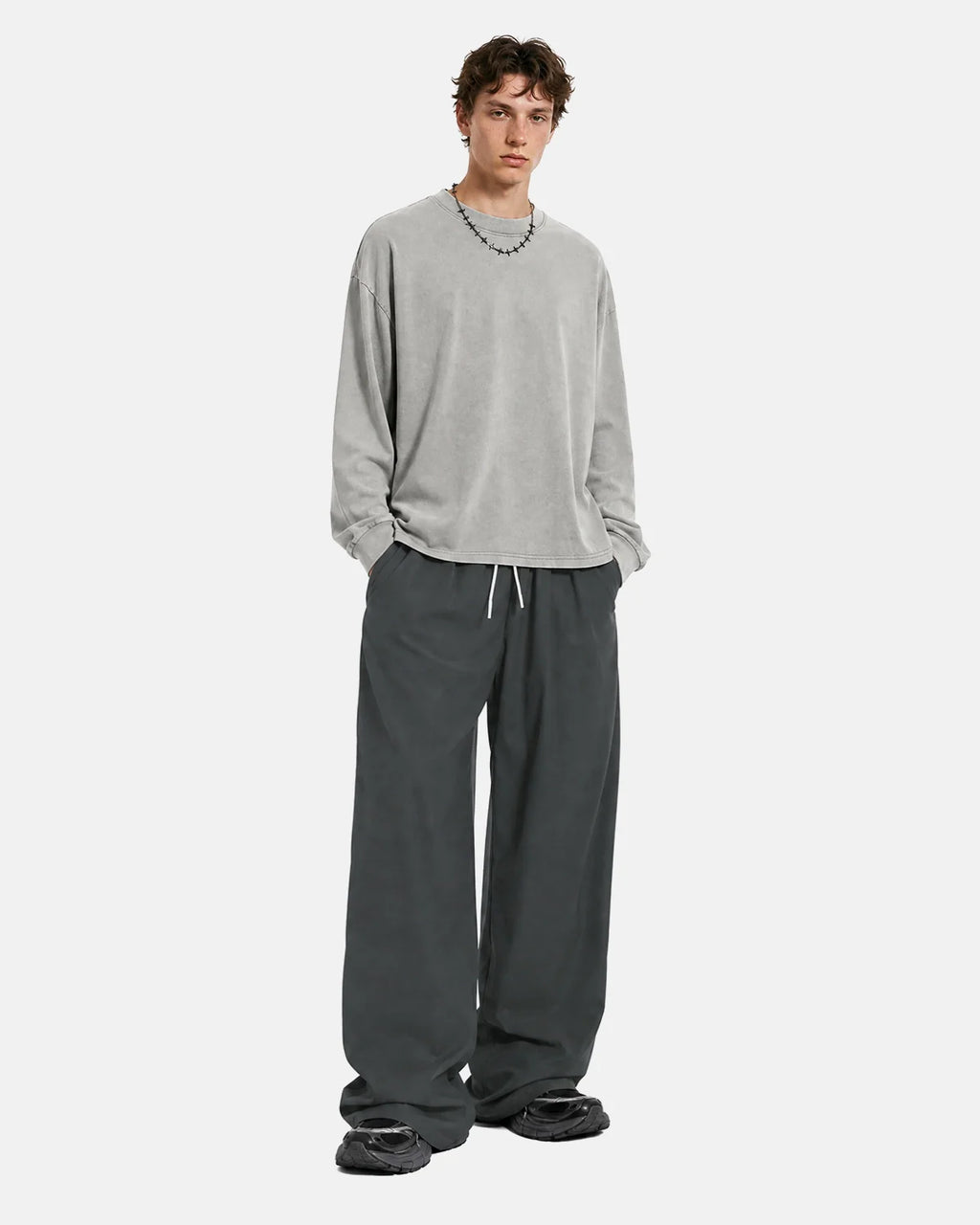 AirFlow Cooling Wide-Leg Pants | Infaltion TECHLATION™