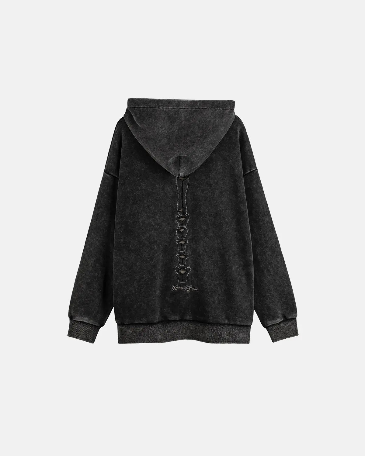 Distressed Ribcage Wash Hoodie | Inflation Streetwear
