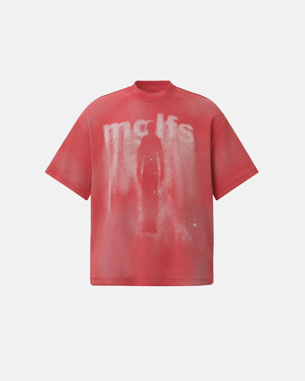 Gothic Letter Print Cotton T-Shirt | Inflation Streetwear