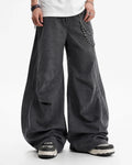 Washed Curved Seam Cargo Pants | Inflation Streetwear
