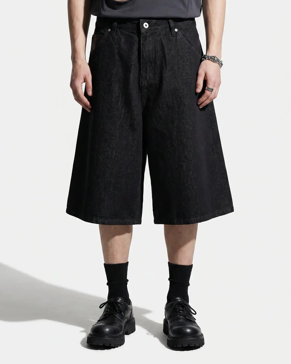 Longline Wide-Leg Jorts | Inflation Streetwear
