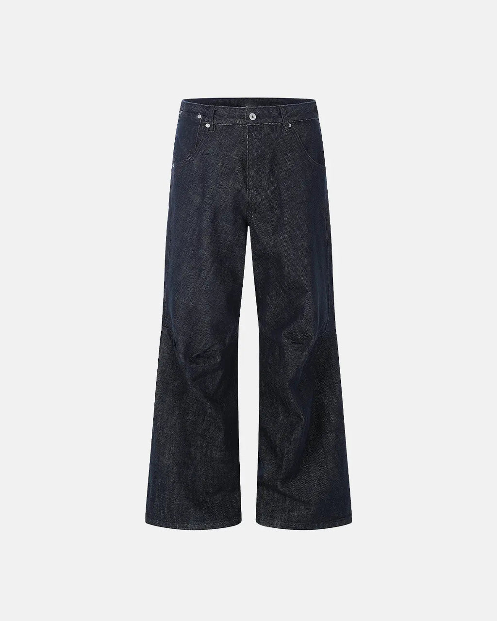 Cinch Back Raw Baggy Jeans | Inflation Streetwear