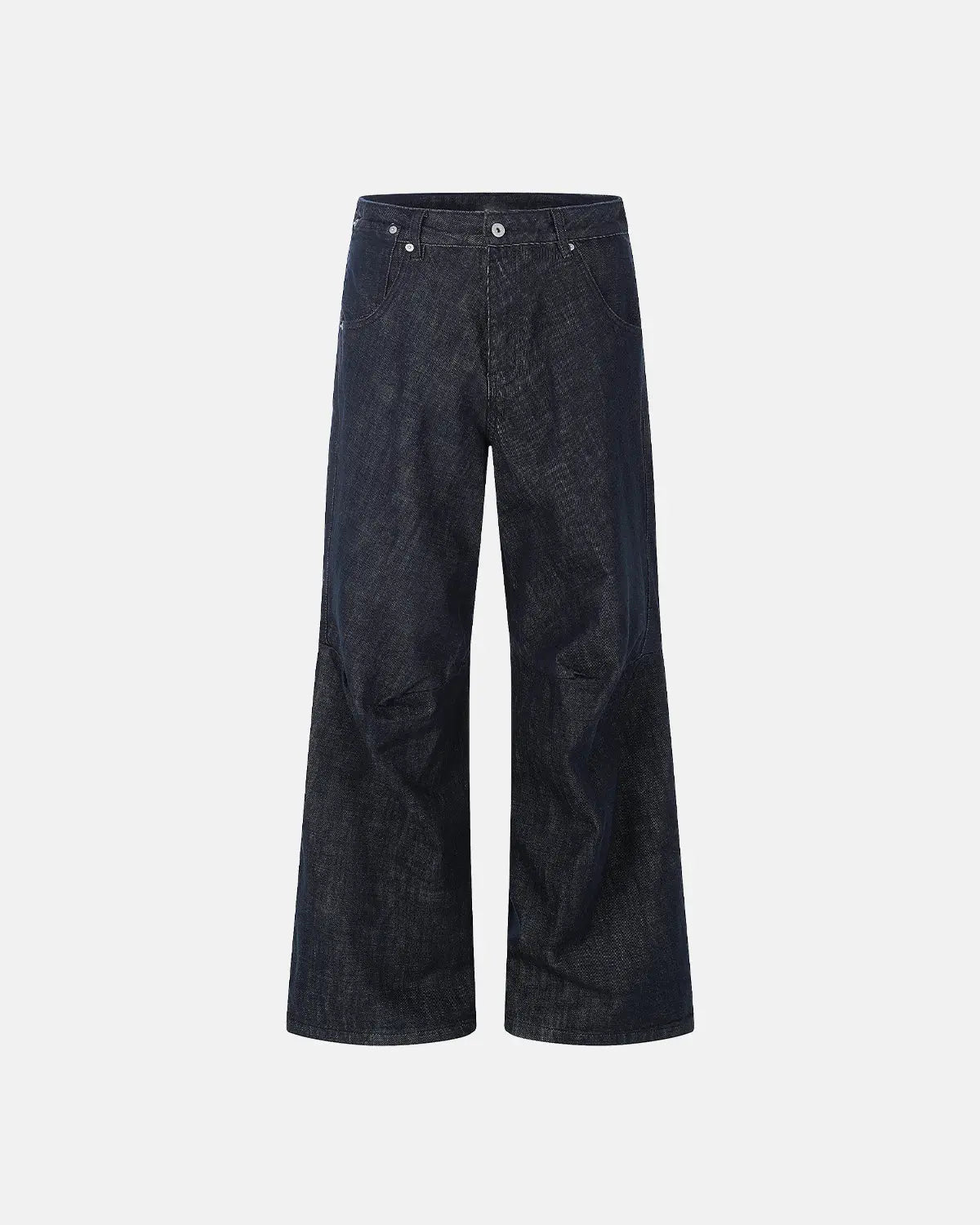 Cinch Back Raw Baggy Jeans | Inflation Streetwear