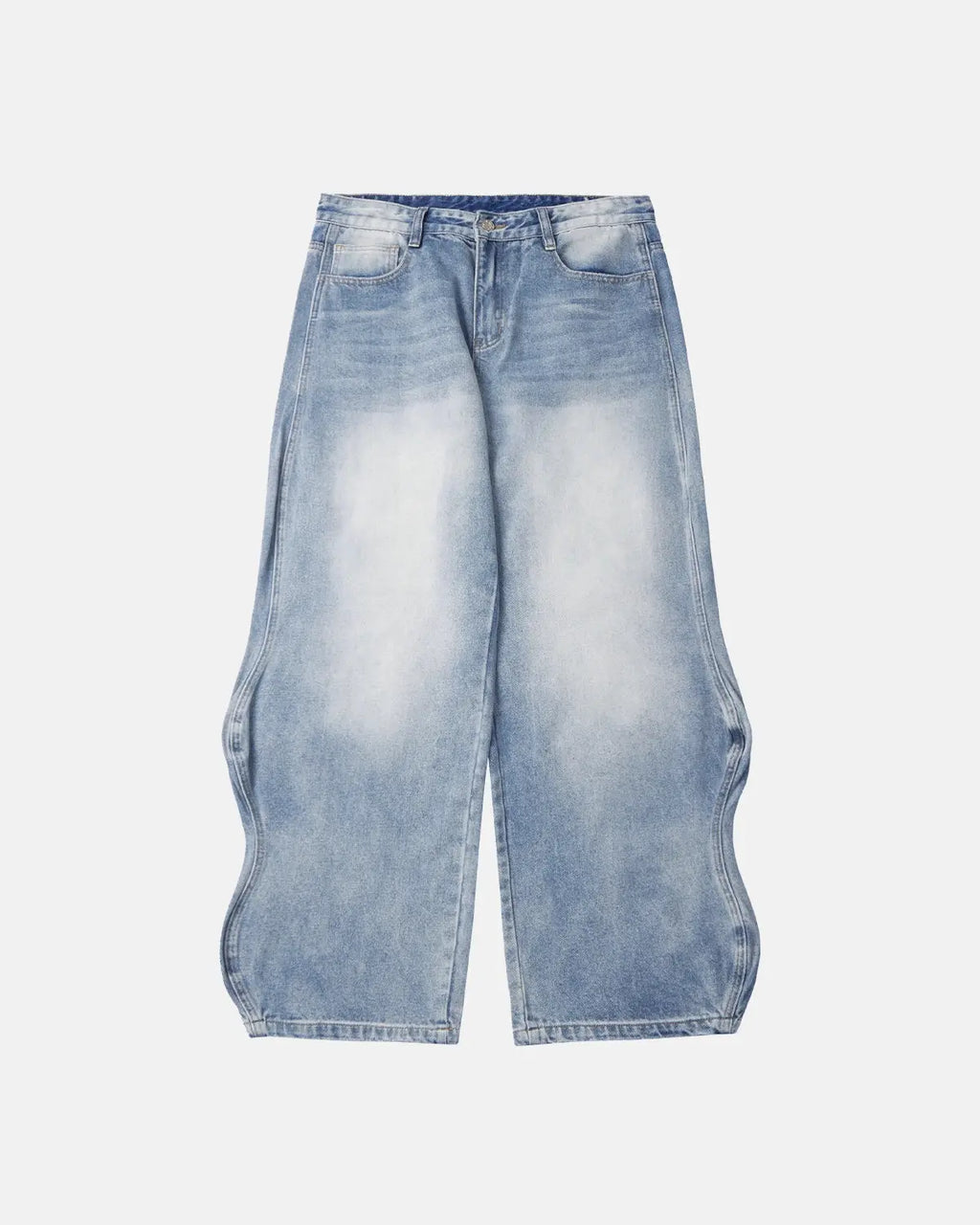 INFLATION Wave Washed Baggy Jeans
