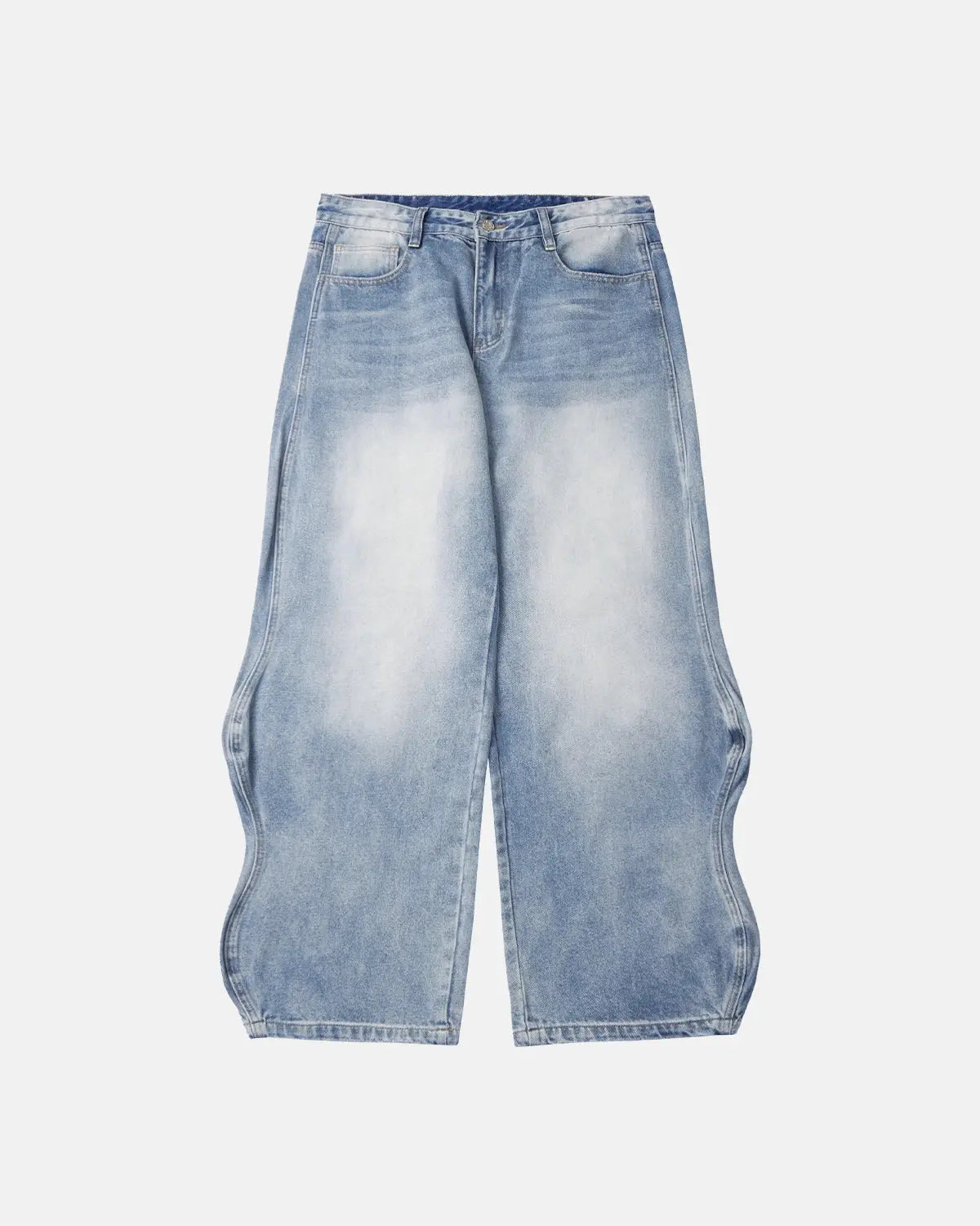 INFLATION Wave Washed Baggy Jeans