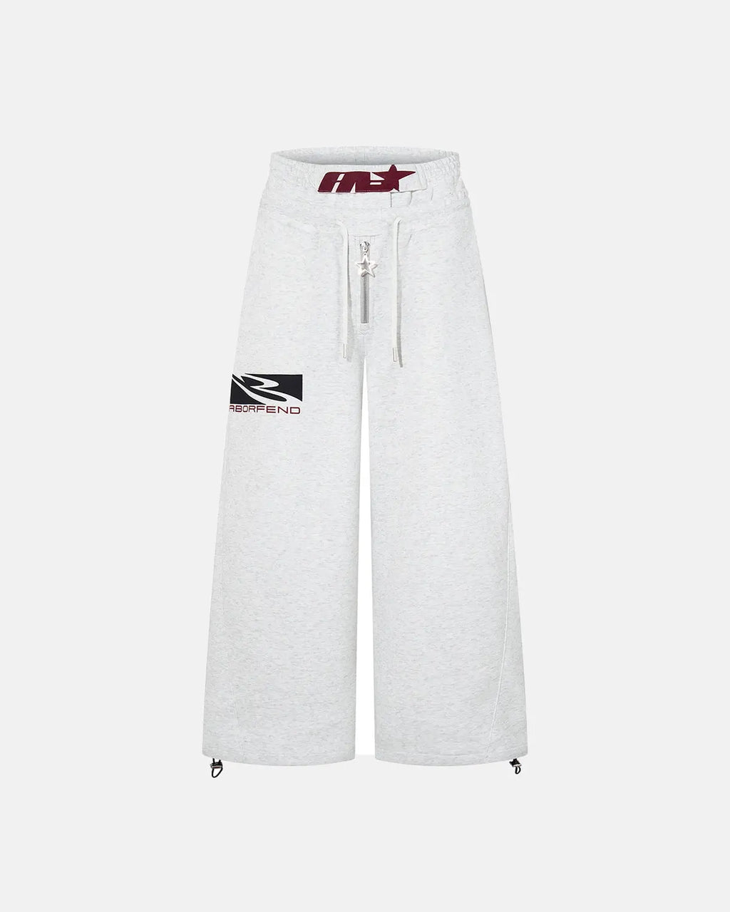 Layered Waist Baggy Wide Leg Sweatpants | Inflation Streetwear